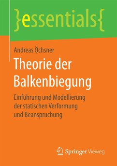 Theorie der Balkenbiegung (eBook, PDF) - Öchsner, Andreas