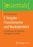 E-Vergabe – Praxishinweise und Marktüberblick (eBook, PDF)