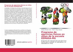 Programa de ejercicios físicos en niños de la escuela EEMASA-MG