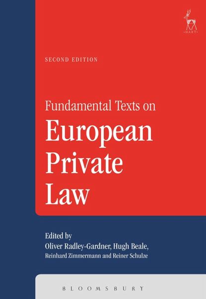Fundamental Texts on European Private Law (eBook, ePUB) Fundamental Texts on European Private Law (eBook, ePUB)