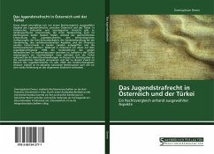 Cover Das Jugendstrafrecht in Österreich und der Türkei