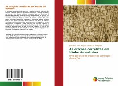 As orações correlatas em títulos de notícias - G. de A. Majoni, Priscilla;Rodrigues, Violeta V.