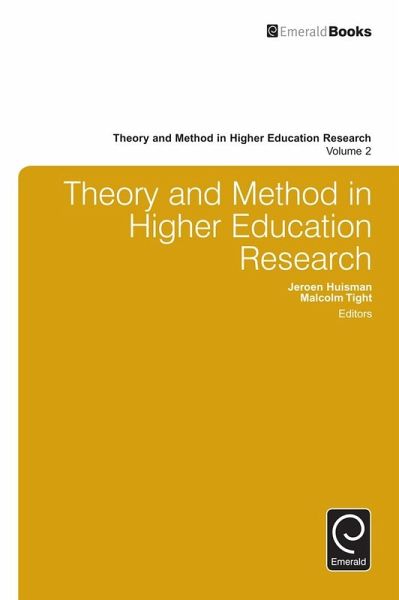 Theory and Method in Higher Education Research (eBook, ePUB) Theory and Method in Higher Education Research (eBook, ePUB)
