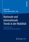 Nationale und internationale Trends in der Mobilität (eBook, PDF)
