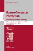 Human-Computer Interaction. Interaction Platforms and Techniques (eBook, PDF)