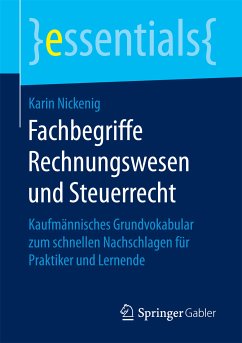 Fachbegriffe Rechnungswesen und Steuerrecht (eBook, PDF) - Nickenig, Karin