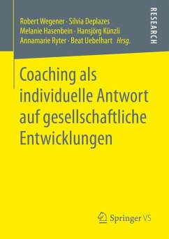 Coaching als individuelle Antwort auf gesellschaftliche Entwicklungen (eBook, PDF)