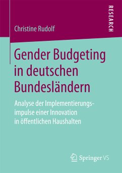 Gender Budgeting in deutschen Bundesländern (eBook, PDF) - Rudolf, Christine