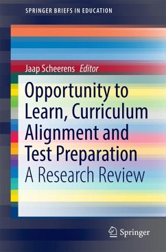 Cover Opportunity to Learn, Curriculum Alignment and Test Preparation (eBook, PDF)