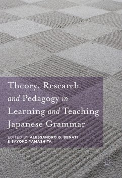 Theory, Research and Pedagogy in Learning and Teaching Japanese Grammar (eBook, PDF)