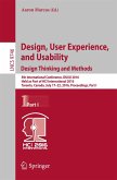 Design, User Experience, and Usability: Design Thinking and Methods (eBook, PDF)
