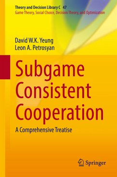 Subgame Consistent Cooperation (eBook, PDF) - Yeung, David W.K.; Petrosyan, Leon A.