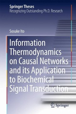 Information Thermodynamics on Causal Networks and its Application to Biochemical Signal Transduction (eBook, PDF) - Ito, Sosuke