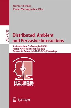 Distributed, Ambient and Pervasive Interactions (eBook, PDF)