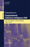 Transactions on Computational Collective Intelligence XXIII (eBook, PDF)