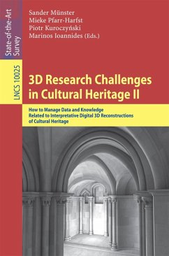 Cover 3D Research Challenges in Cultural Heritage II (eBook, PDF)