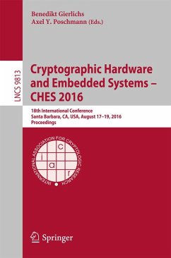 Cryptographic Hardware and Embedded Systems - CHES 2016 (eBook, PDF)