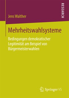 Mehrheitswahlsysteme (eBook, PDF) - Walther, Jens