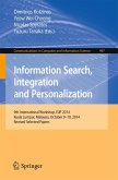 Information Search, Integration and Personalization (eBook, PDF)