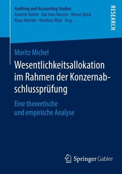 Wesentlichkeitsallokation im Rahmen der Konzernabschlussprüfung (eBook, PDF) - Michel, Moritz