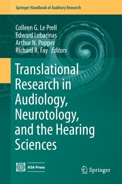 Translational Research in Audiology, Neurotology, and the Hearing Sciences (eBook, PDF)