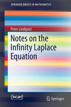 Notes on the Infinity Laplace Equation (eBook, PDF) - Lindqvist, Peter
