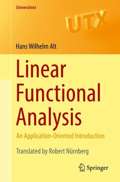 Linear Functional Analysis (eBook, PDF) - Alt, Hans Wilhelm