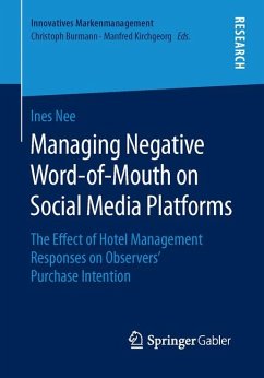 Managing Negative Word-of-Mouth on Social Media Platforms (eBook, PDF) - Nee, Ines