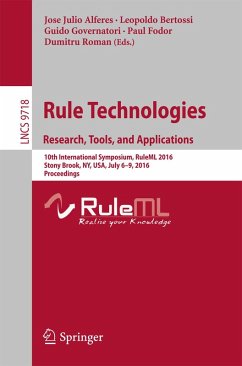 Rule Technologies. Research, Tools, and Applications (eBook, PDF)