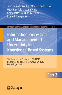 Information Processing and Management of Uncertainty in Knowledge-Based Systems (eBook, PDF)