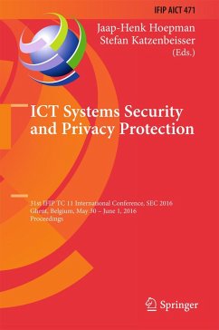 Cover ICT Systems Security and Privacy Protection (eBook, PDF)