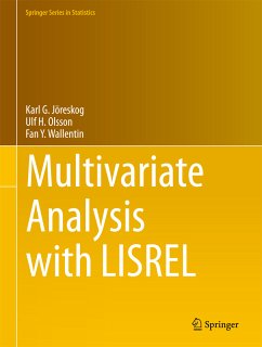 Multivariate Analysis with LISREL (eBook, PDF) - Jöreskog, Karl G.; Olsson, Ulf H.; Y. Wallentin, Fan
