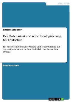 Der Ordensstaat und seine Ideologisierung bei Treitschke (eBook, PDF)