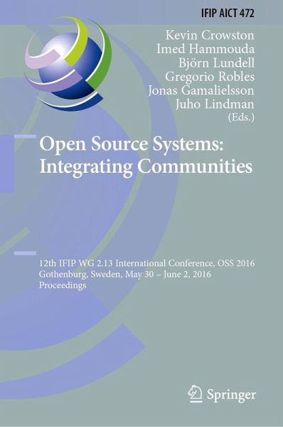 Open Source Systems: Integrating Communities (eBook, PDF) Open Source Systems: Integrating Communities (eBook, PDF)