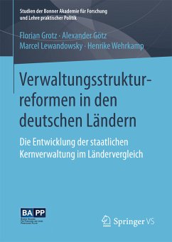 Verwaltungsstrukturreformen in den deutschen Ländern (eBook, PDF) - Grotz, Florian; Götz, Alexander; Lewandowsky, Marcel; Wehrkamp, Henrike