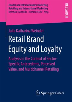 Retail Brand Equity and Loyalty (eBook, PDF) - Weindel, Julia Katharina
