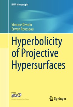 Hyperbolicity of Projective Hypersurfaces (eBook, PDF) - Diverio, Simone; Rousseau, Erwan