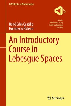 An Introductory Course in Lebesgue Spaces (eBook, PDF) - Castillo, Rene Erlin; Rafeiro, Humberto
