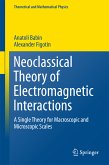 Neoclassical Theory of Electromagnetic Interactions (eBook, PDF)