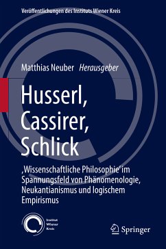 Husserl, Cassirer, Schlick (eBook, PDF)