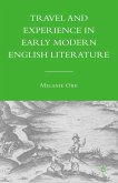 Travel and Experience in Early Modern English Literature (eBook, PDF)