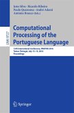 Computational Processing of the Portuguese Language (eBook, PDF)