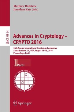 Advances in Cryptology - CRYPTO 2016 (eBook, PDF)