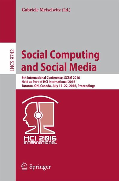 Social Computing and Social Media (eBook, PDF)