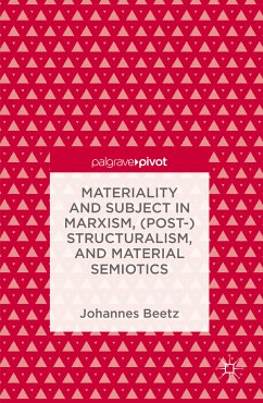 Materiality and Subject in Marxism, (Post-)Structuralism, and Material Semiotics (eBook, PDF) - Beetz, Johannes