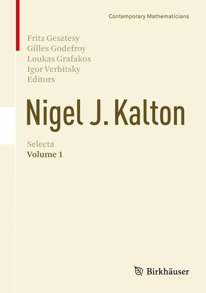 Nigel J. Kalton Selecta (eBook, PDF) Nigel J. Kalton Selecta (eBook, PDF)