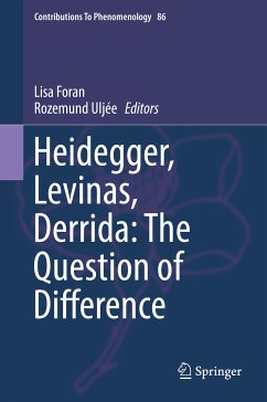 Heidegger, Levinas, Derrida: The Question of Difference (eBook, PDF)