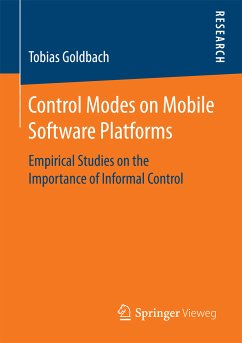 Control Modes on Mobile Software Platforms (eBook, PDF) - Goldbach, Tobias