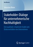 Stakeholder-Dialoge für unternehmerische Nachhaltigkeit (eBook, PDF)