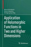 Application of Holomorphic Functions in Two and Higher Dimensions (eBook, PDF)